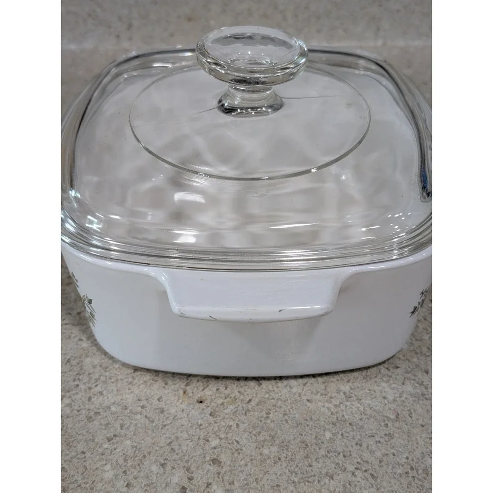 Vintage CorningWare Spice of Life Le Persil La Sauge 1-1/2 Qt Casserole dish/Lid